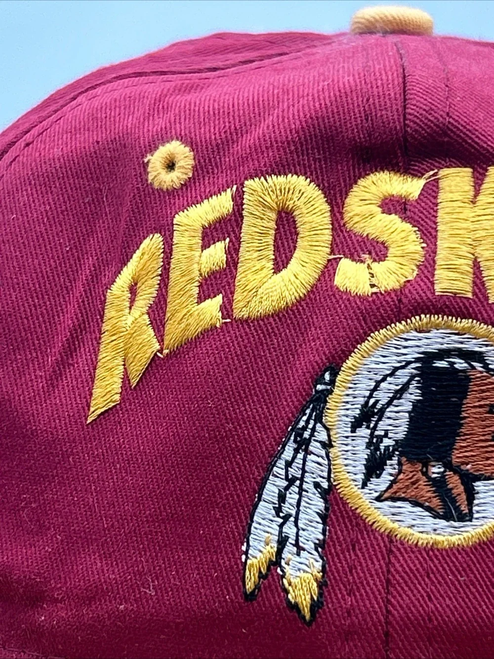 Vtg Washington Redskins snapback cap Team NFL Football Youth 100% Cotton